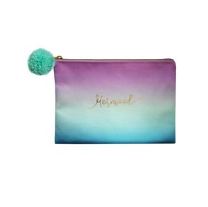 Picture of Kosmetyczka ombre z pomponem Mermaid