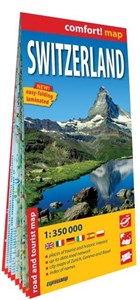 Obrazek Szwajcaria Switzerland laminowana mapa samochodowo-turystyczna; 1:350 000