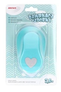 Obrazek Dziurkacz ozdobny - Serce 3,8cm MIX