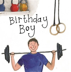 Obrazek Karnet Urodziny S494 Siłownia