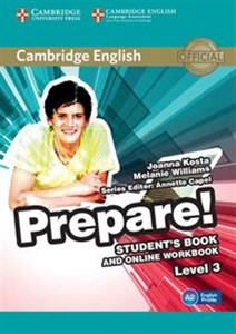 Obrazek Cambridge English Prepare! 3 Student's Book + online workbook