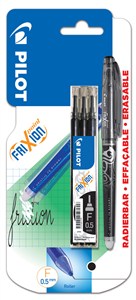 Obrazek Cienkopis Pilot Frixion Point czarny + wkłady