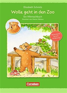 Obrazek Sprachförderung mit Wolle: Wolle geht in den Zoo: Ein Mitmachbuch - 2-4 Jahre. Buch