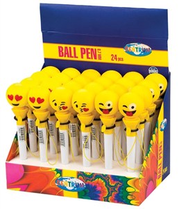 Obrazek Długopis Emojidex Ball (24szt) nieb 80808