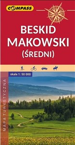 Obrazek Beskid Makowski Średni mapa turystyczna 1:50 000
