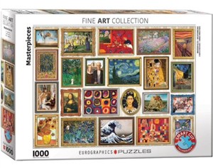 Picture of Puzzle 1000 Collage, Słynne obrazy