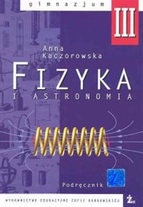 Obrazek Fizyka i astronomia 3 Podręcznik Gimnazjum