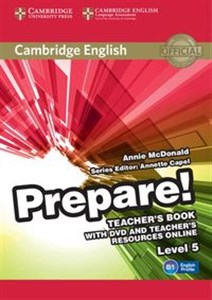 Obrazek Cambridge English Prepare! 5 Teacher's Book + DVD