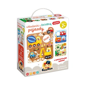 Picture of CzuCzu Układanki z dziurką Pojazdy Wiek 2+
