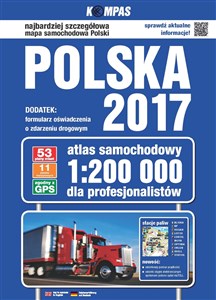 Picture of Polska 2017 Atlas samochodowy dla profesjonalistów 1:200 000