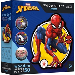 Picture of Puzzle drewniane Moc Spidermana 50