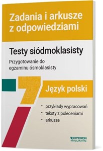 Obrazek Język polski Testy siódmoklasisty Zadania i arkusze