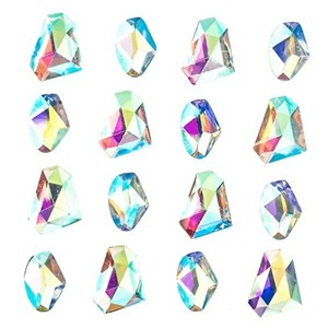 Obrazek Krzyształki samoprzylepne nieregularne 16 szt.