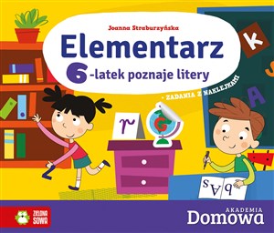 Picture of Domowa Akademia Elementarz 6-latek poznaje litery