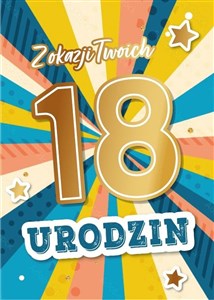 Obrazek Karnet Urodziny 18