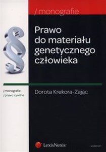 Picture of Prawo do materiału genetycznego człowieka