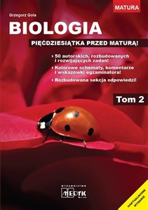 Obrazek Biologia Pięćdziesiątka Przed maturą! Tom 2