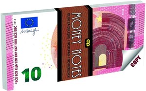 Picture of Notes 10 Euro 70 kartek