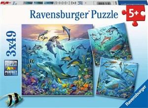 Obrazek Puzzle 2D 3x49 Podwodne życie 5149