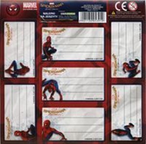 Obrazek Nalepki na zeszyt Spider-Man