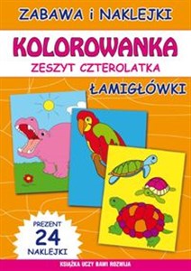 Picture of Kolorowanka Zeszyt czterolatka Łamigłówki