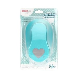 Obrazek Dziurkacz ozdobny - Serce 7,6cm MIX