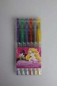 Picture of Długopisy żelowe brokatowe 6 sztuk