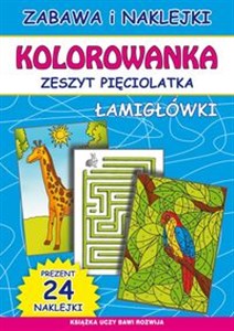 Picture of Kolorowanka Zeszyt pięciolatka Łamigłówki