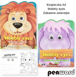 Picture of Kolorowanka Wobbly Eyes Zabawne zwierzęta MIX