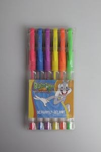 Picture of Długopisy żelowe brokatowe 6 sztuk