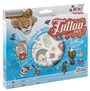 Obrazek Zestaw do tatuażu chłopcy niebieski
