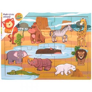 Picture of Puzzle drewniane Zwierzęta Afryki