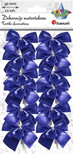 Picture of Kokarda materiałowa 50mm 12szt chabrowa