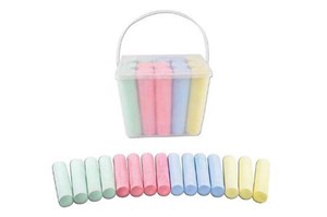 Obrazek Kreda chodnikowa w wiaderku 15 sztuk