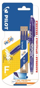 Picture of Pióro kulkowe Frixion Pilot 0,5 niebieskie+ 3x wkłady blister