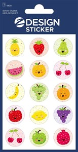 Obrazek Naklejki błyszczące - owoce