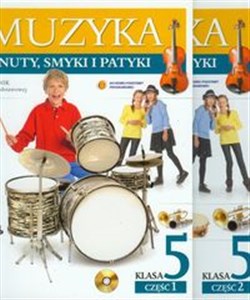 Picture of Muzyka Nuty smyki i patyki 5 Podręcznik z ćwiczeniami z płytą CD część 1-2 szkoła podstawowa