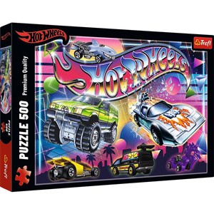 Picture of Puzzle 500 Hot Wheels Lata 80-te 37538