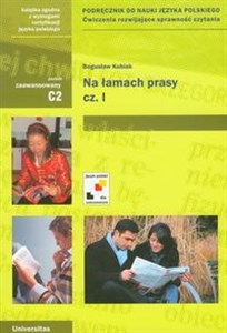 Obrazek Na łamach prasy Część 1 podręcznik do nauki języka polskiego Ćwiczenia rozwijające sprawność czytania