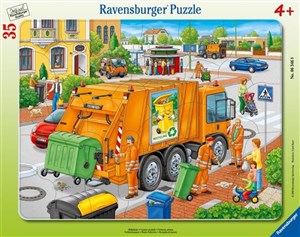 Picture of Puzzle 2D 35 ramkowe Śmieciarka 6346