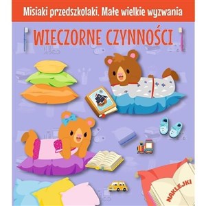 Obrazek Misiaki przedszkolaki. Wieczorne czynności