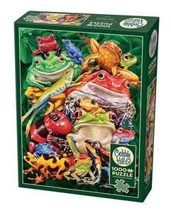 Picture of Puzzle 1000 Kolorowe żaby