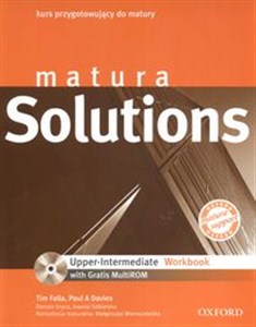Picture of Matura Solutions Upper Intermediate workbook z płytą CD Kurs przygotowujący do matury