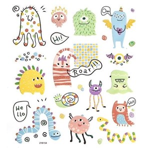 Picture of Naklejki Psotne Potworki 24 szt.