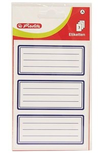 Obrazek Naklejki na zeszyt gładkie, 3 arkusze