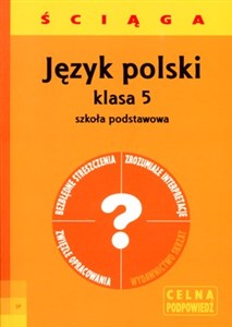 Picture of Język polski 5 ściąga Szkoła podstawowa