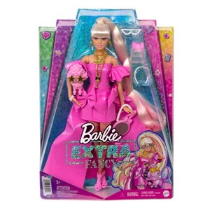 Obrazek Barbie Extra Fancy Lalka Różowy Strój