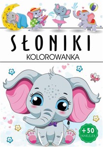 Picture of Słoniki kolorowanka