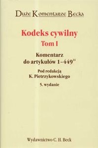 Picture of Kodeks cywilny t.1