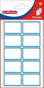 Obrazek Etykiety opisowe samoprzylepne - biało-niebieskie (837039)